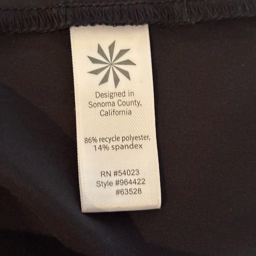 ATHLETA Sz 10 Black Halter Neck Dress - Picture 5 of 11